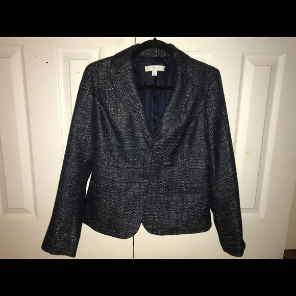 NY & Company Stretch Blazer - Size 6 Navy & silver - Picture 5 of 6